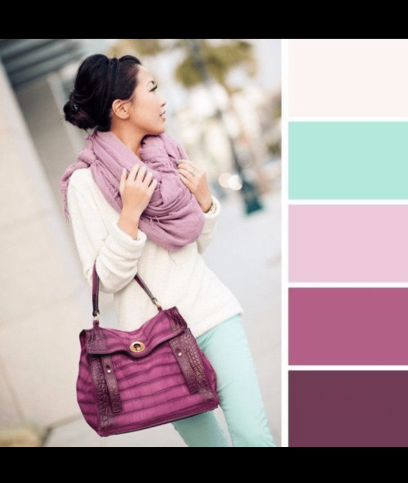 Сочетание цветов в одежде