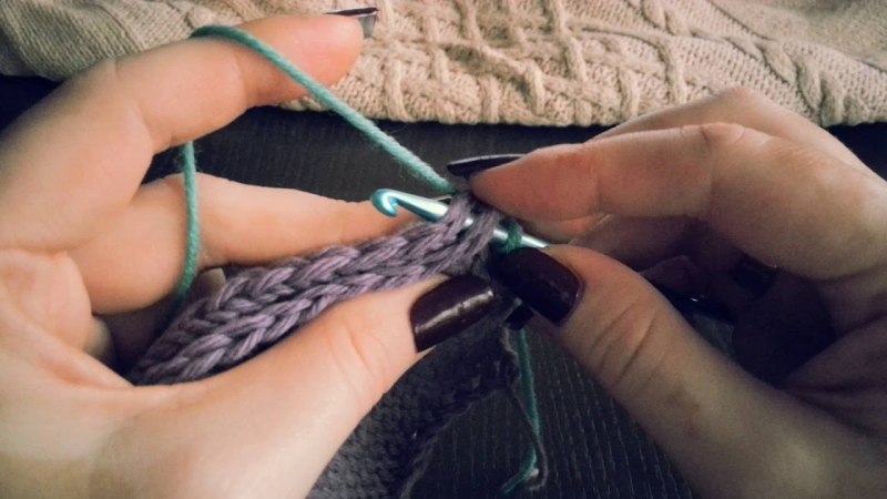 Сшить вязаное изделие крючком