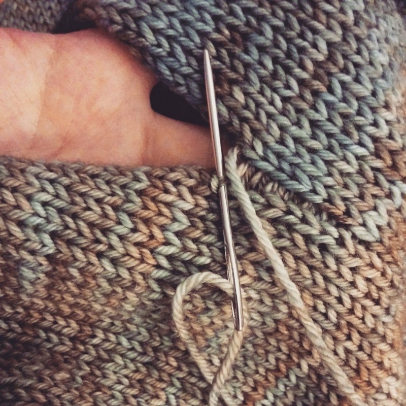 Сшивание вязаных изделий