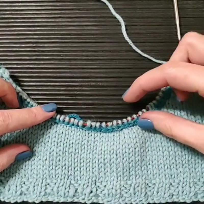 Ложная кеттлевка горловины по кругу