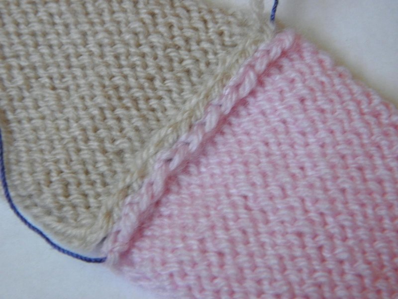 Матрацный шов в вязании спицами