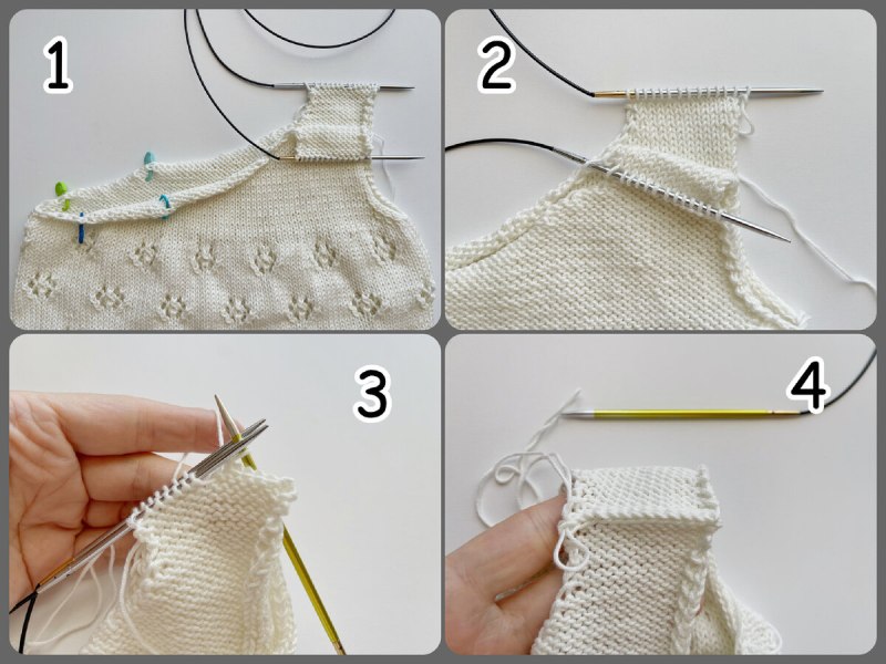 Шить спицами все 5 видов