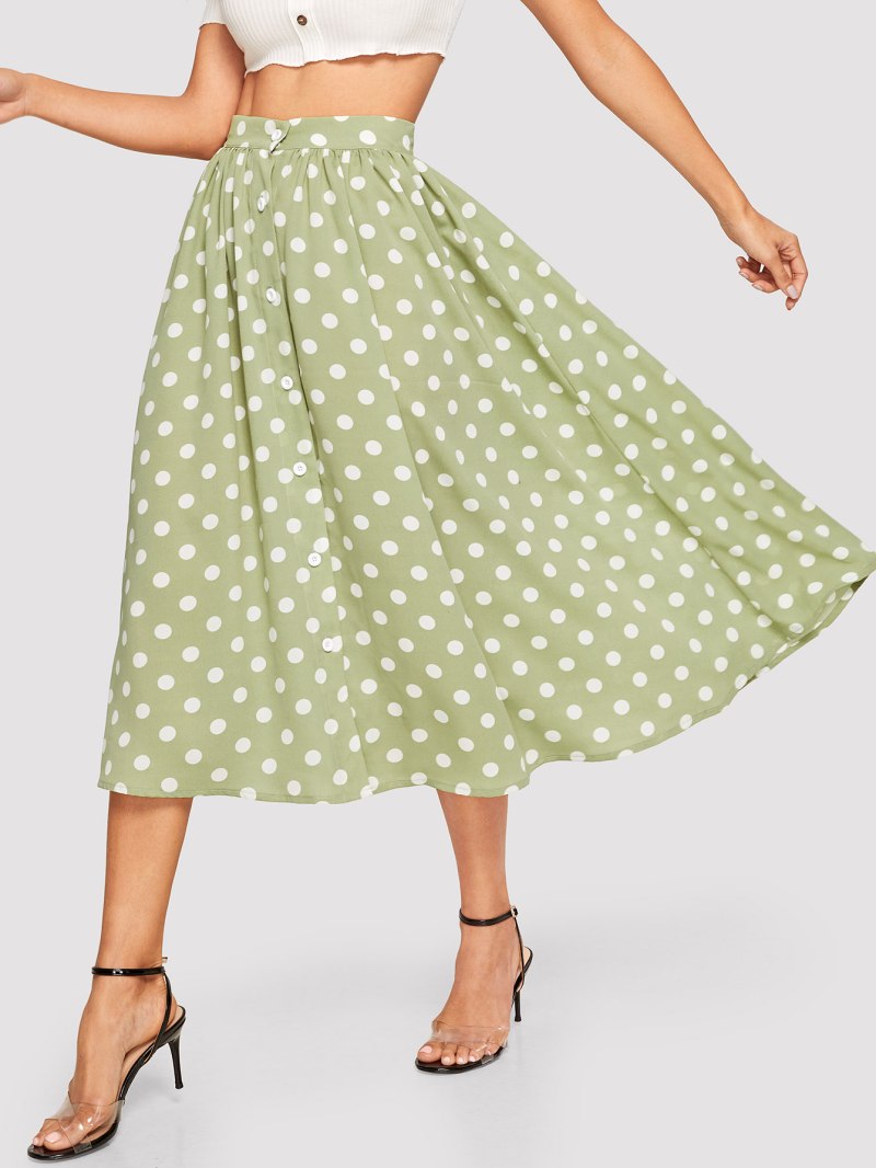 Юбка в горох