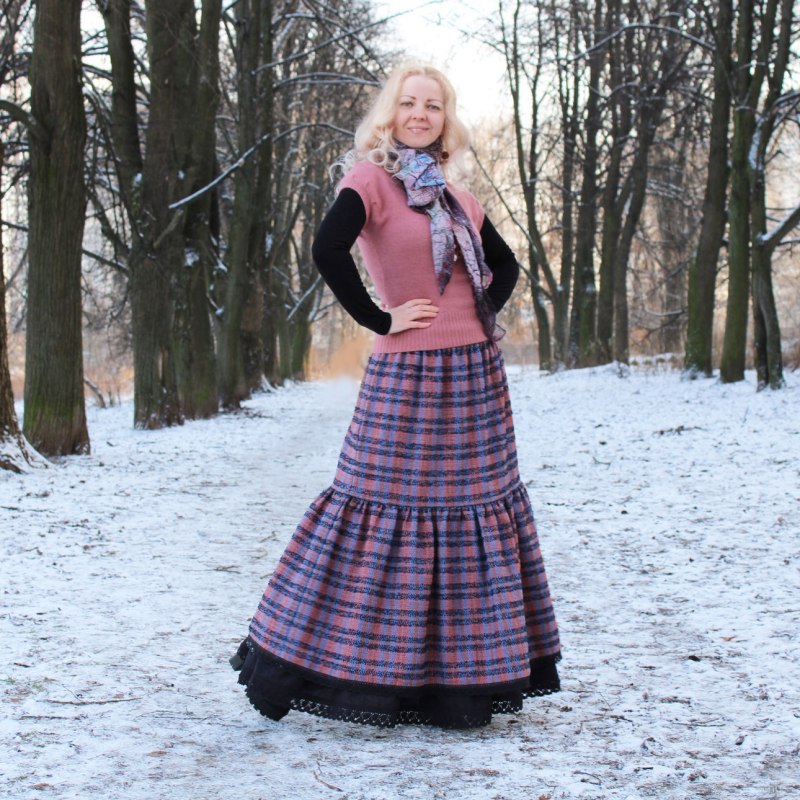 Зимняя юбка