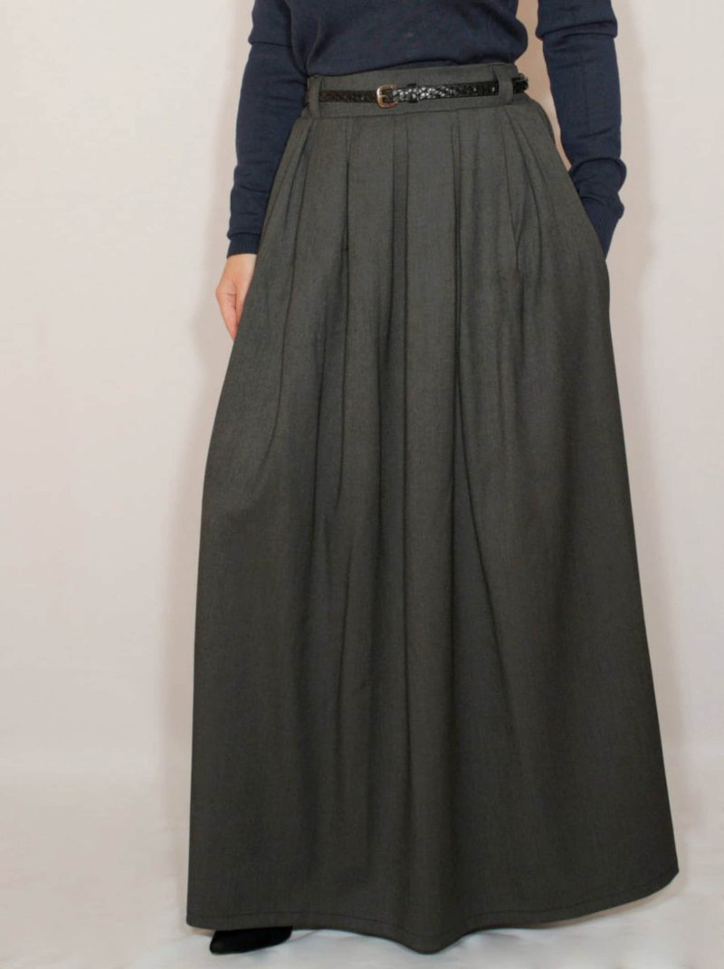 Юбка широкая длинная