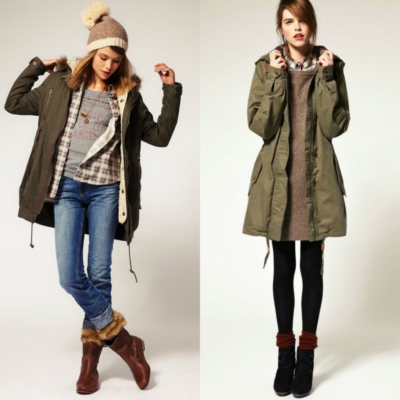 Обувь с паркой