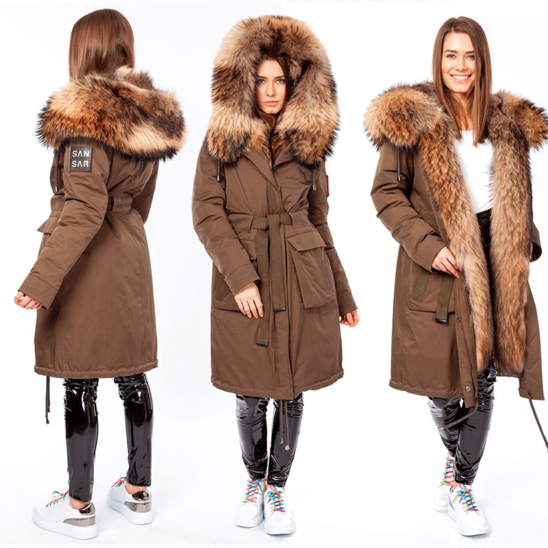 Парки куртки женские зимние