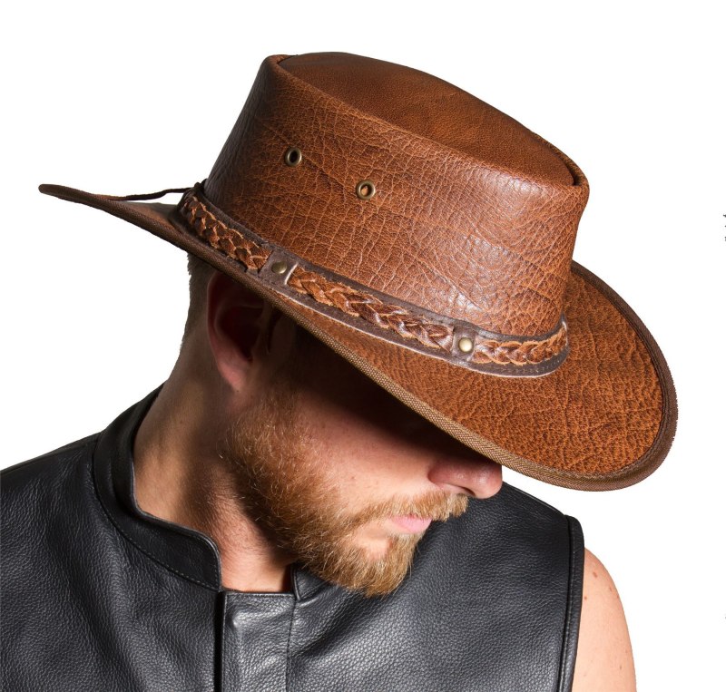 Кожаная шляпа Stetson