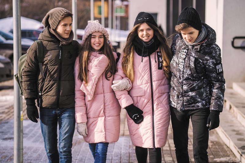 Зимняя одежда для подростков
