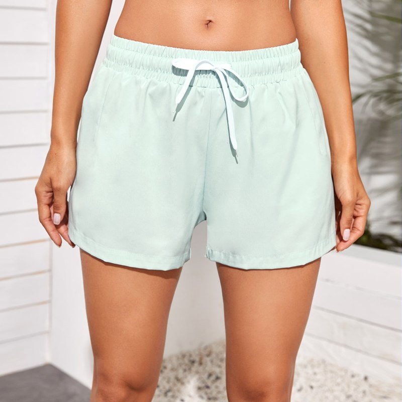 Мятный шорты спортивный