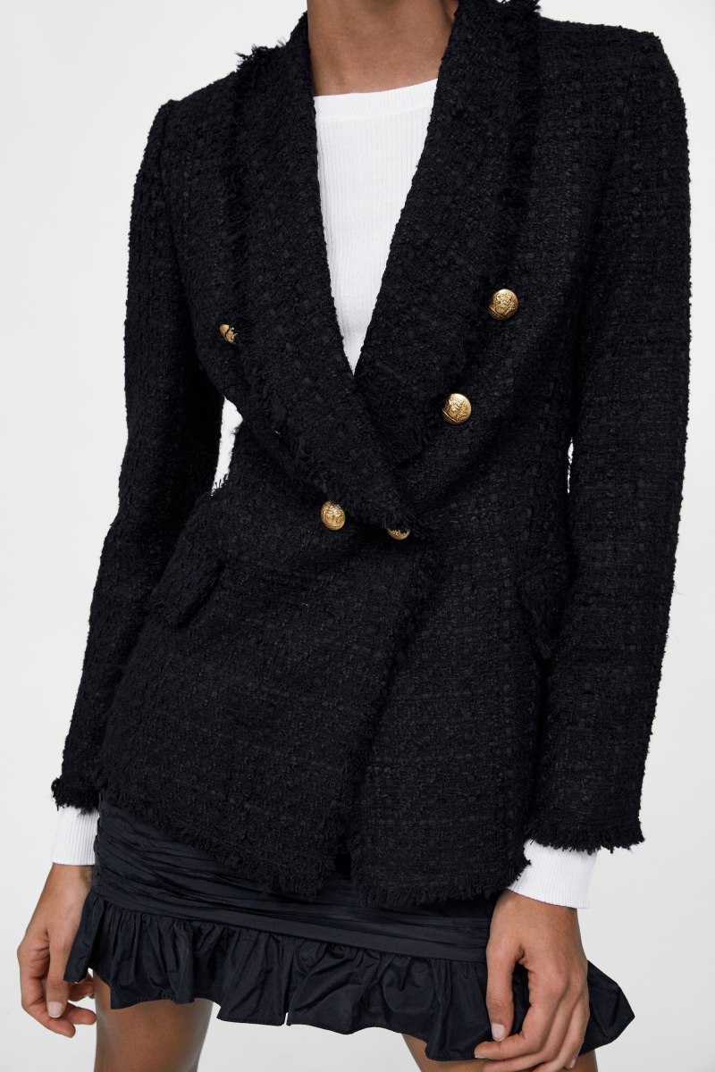 Твидовый пиджак Zara