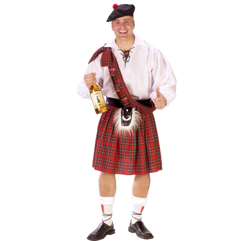 Тартан Шотландия национальный костюм