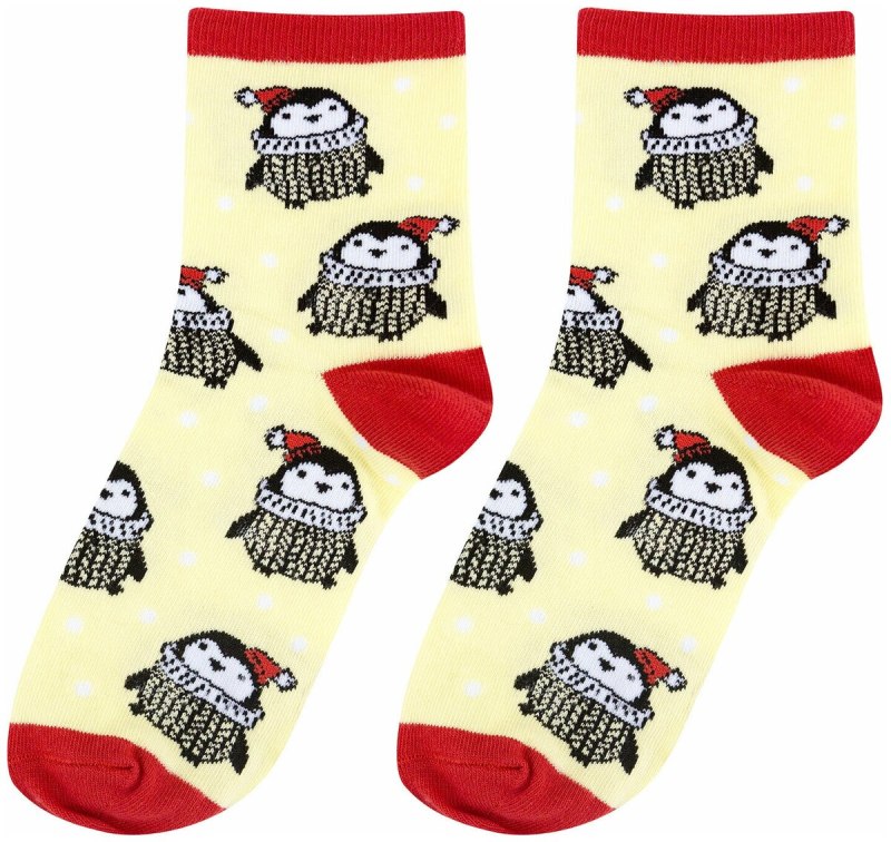 Носки с пингвинами женские