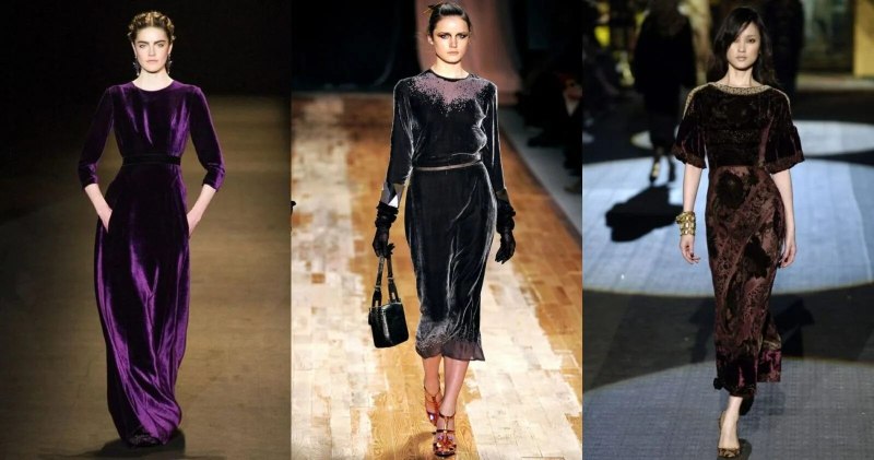 Платья из панбархата 2022