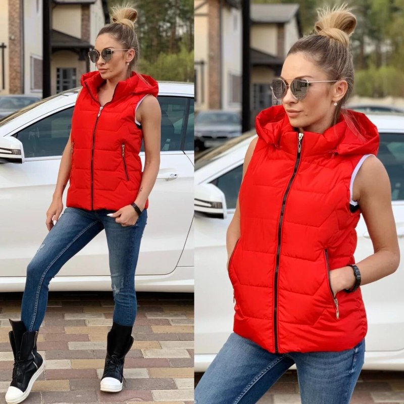 Дутая жилетка