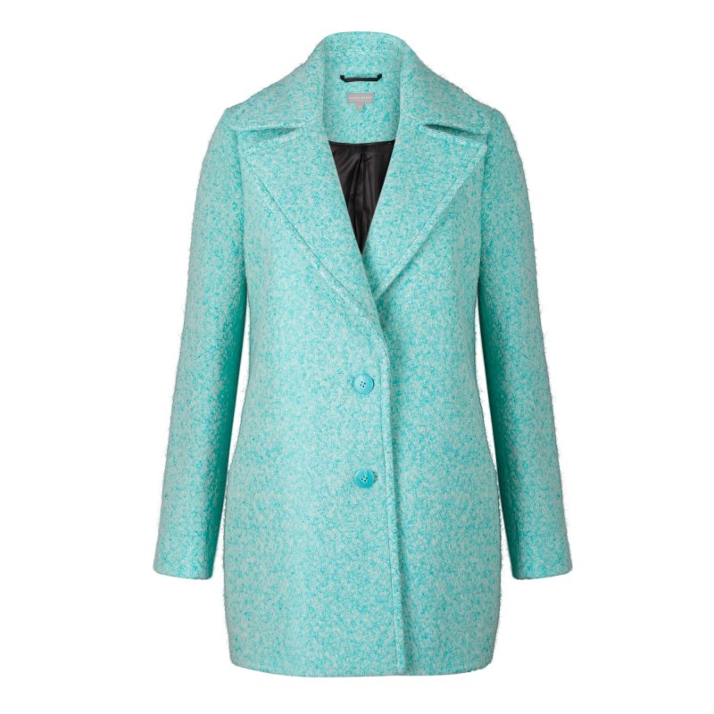 Пальто мятного цвета