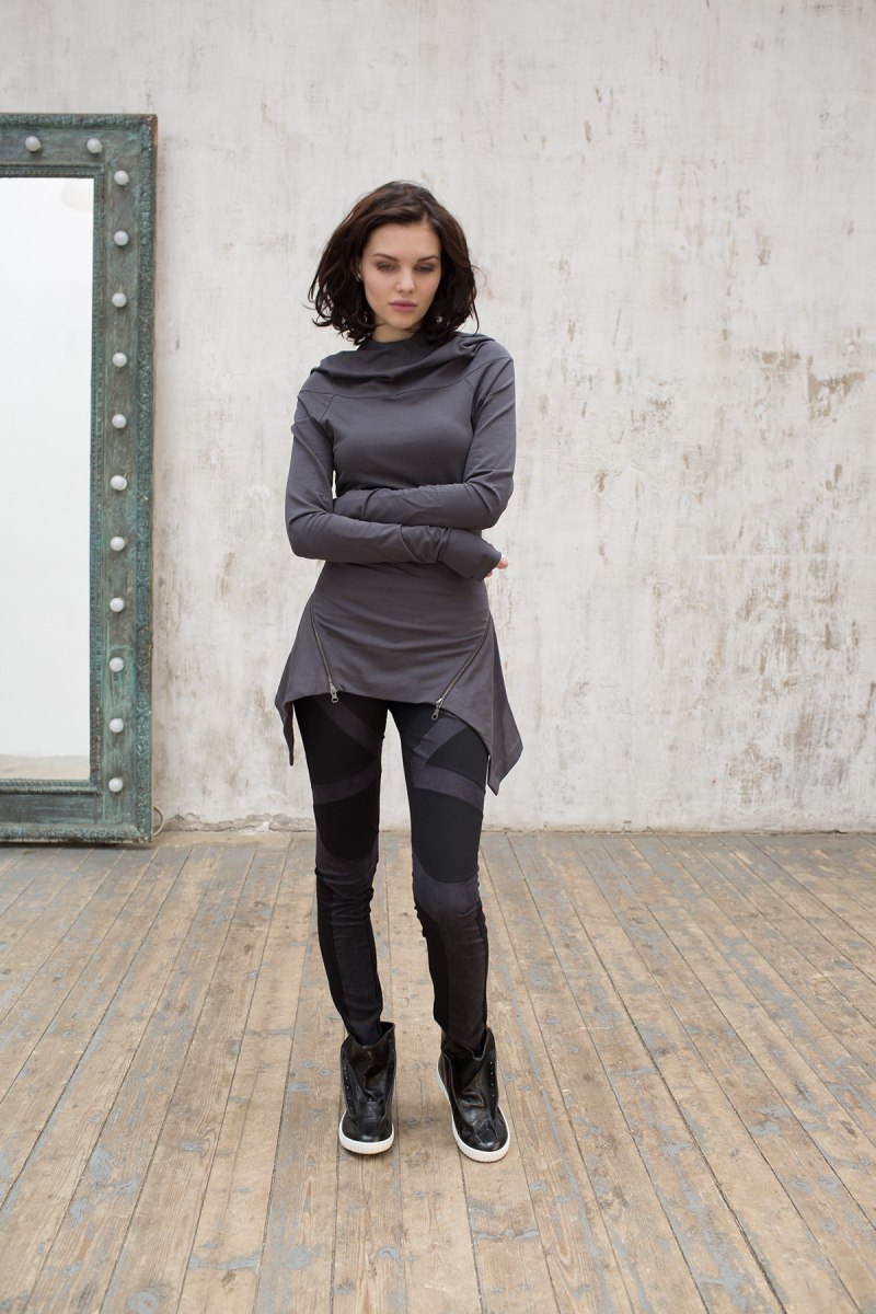 Антрацитовый цвет в одежде