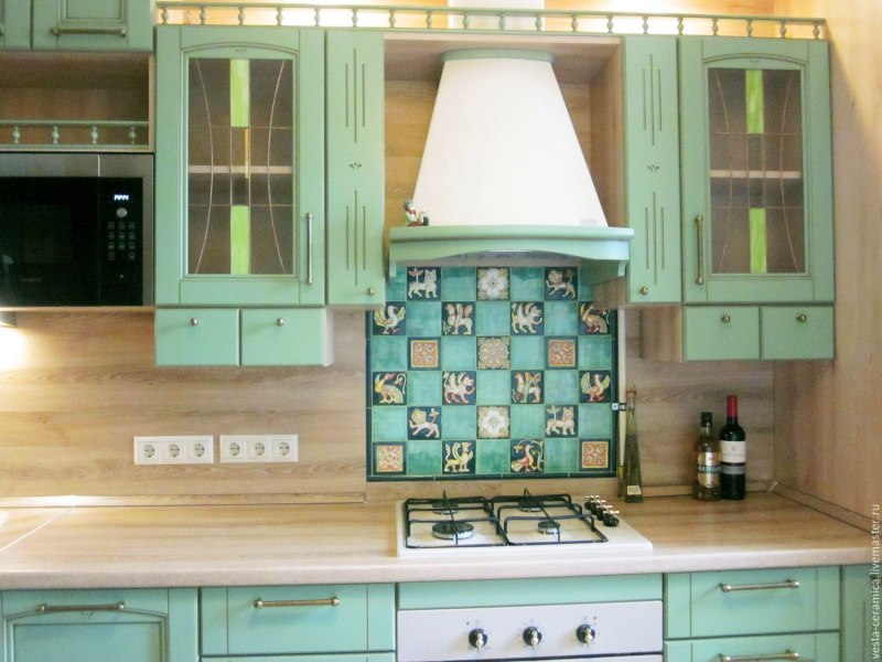 Изразцы для фартука на кухню