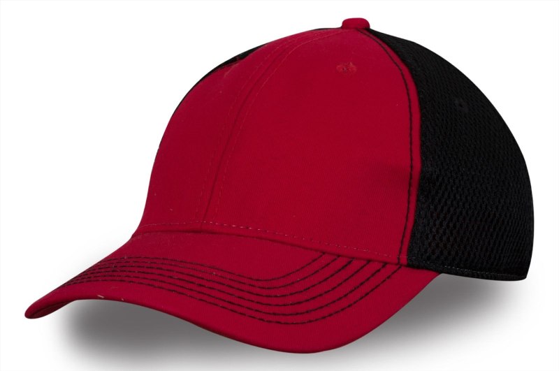 Кепка красно черная