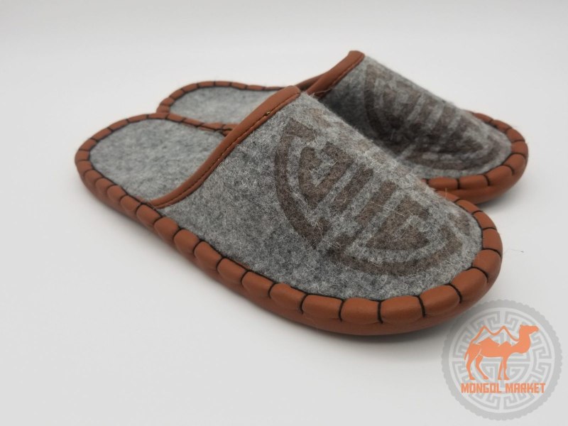 Тапочки из верблюжьей шерсти
