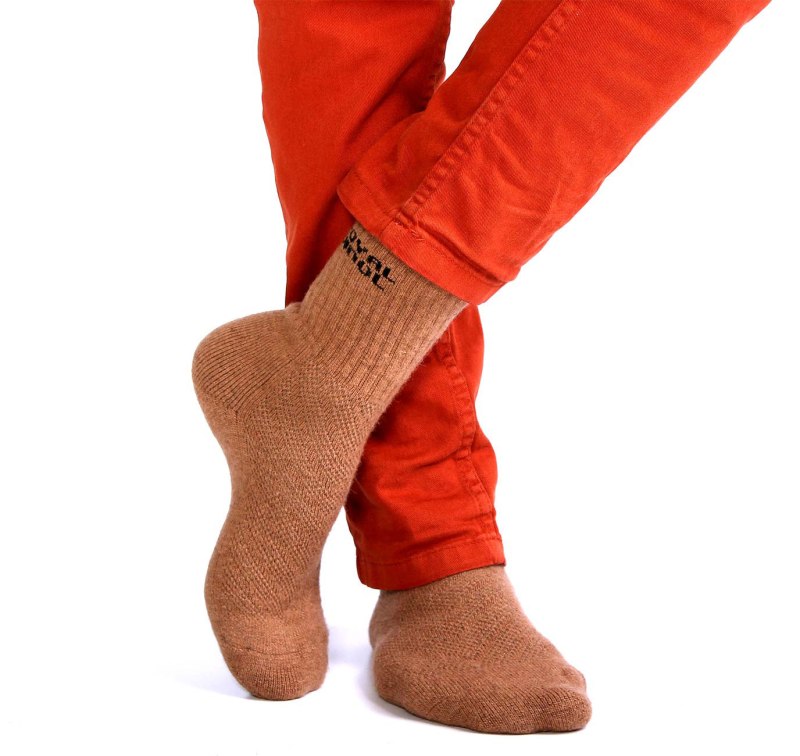 Монгольские носки из верблюжьей шерсти