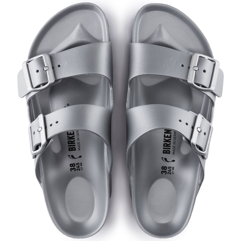 Birkenstock Metallic Silver