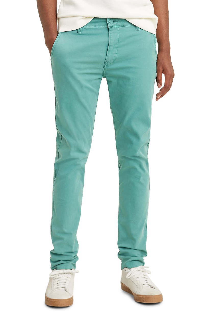 Брюки левайс мужские цвет морской волны