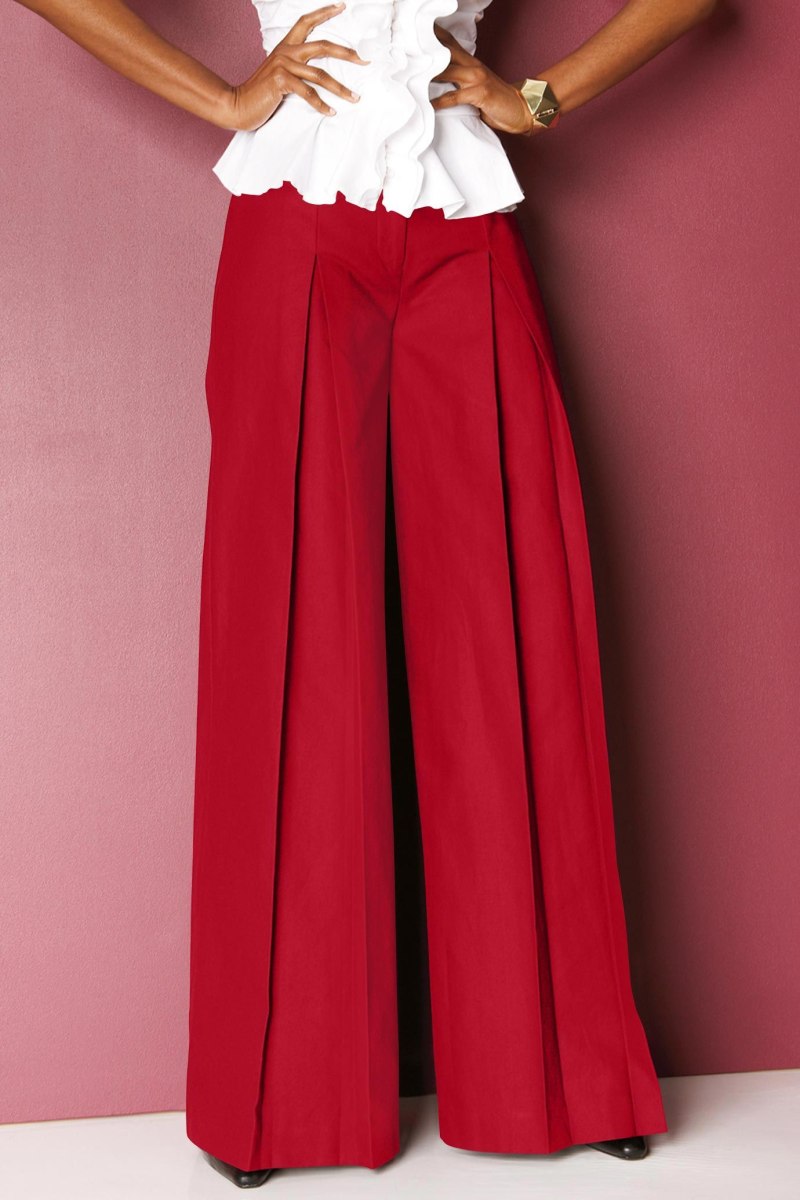 Шифоновые брюки палаццо