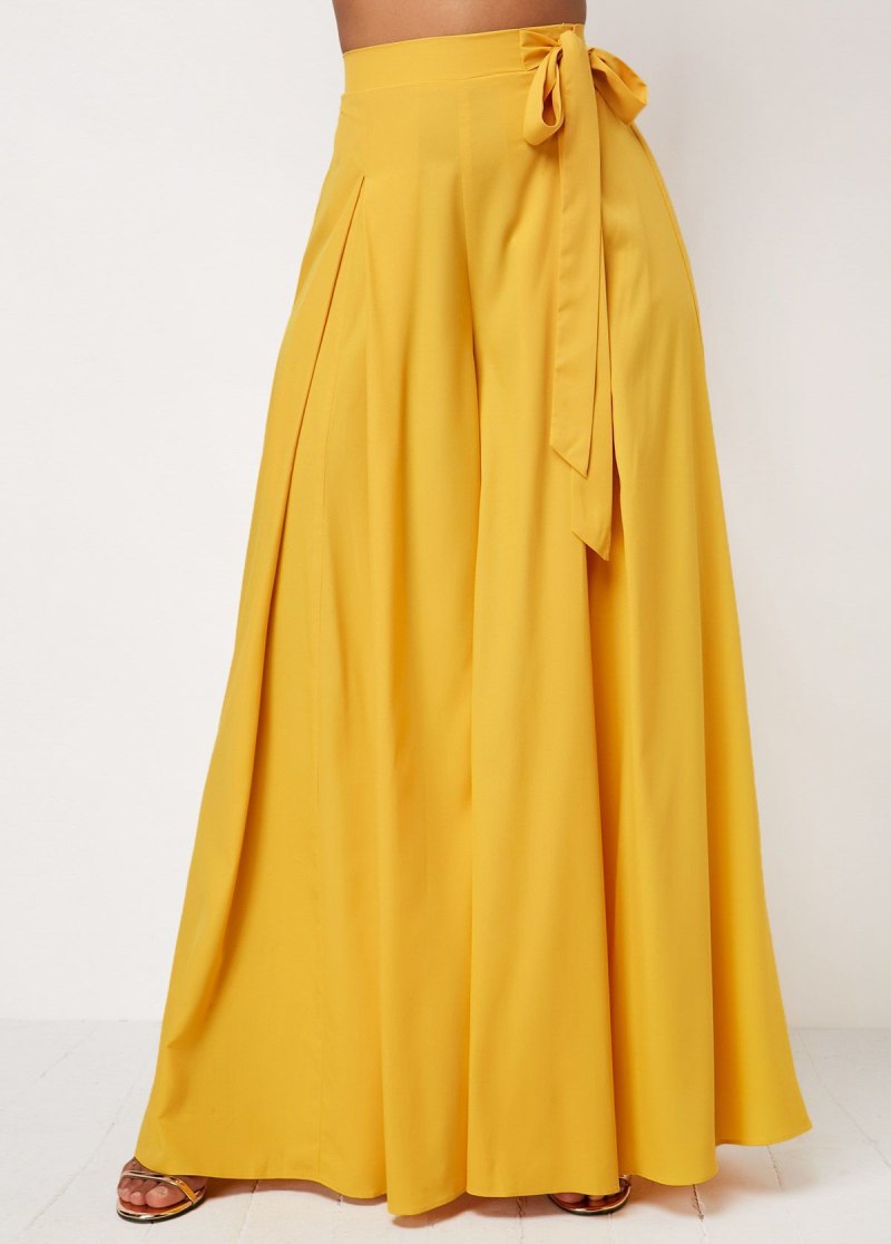 Шифоновые брюки палаццо