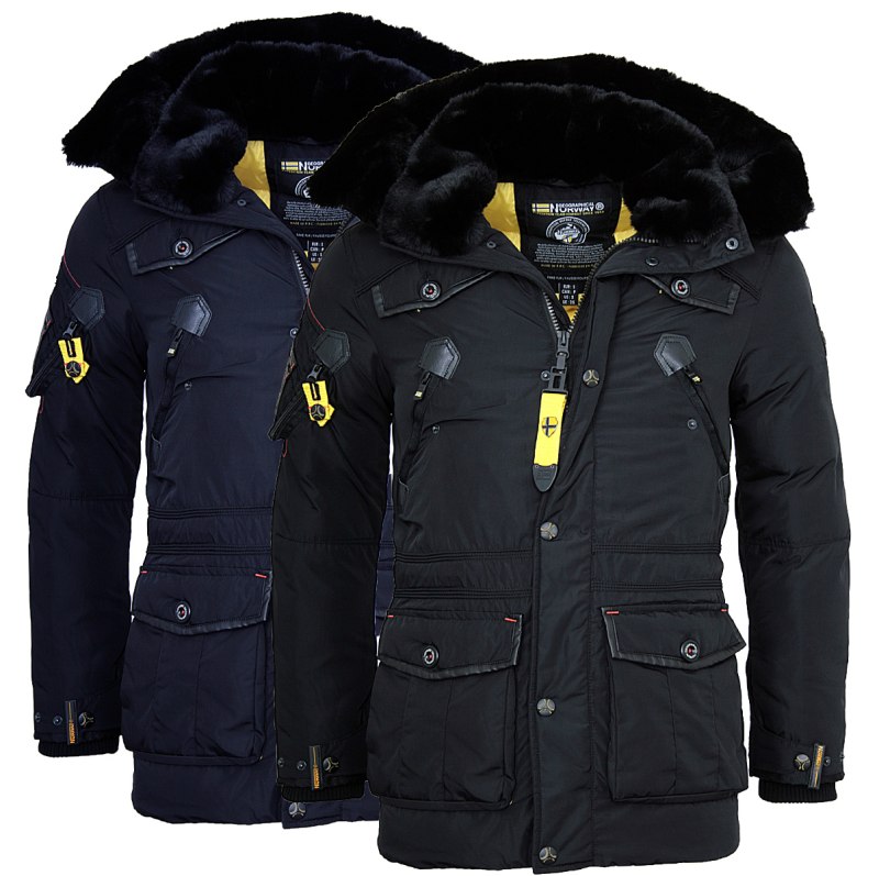 Мужская зимняя куртка geographical Norway Luxury warm men's Winter Jacket Parka Coat Outdoor Coat
