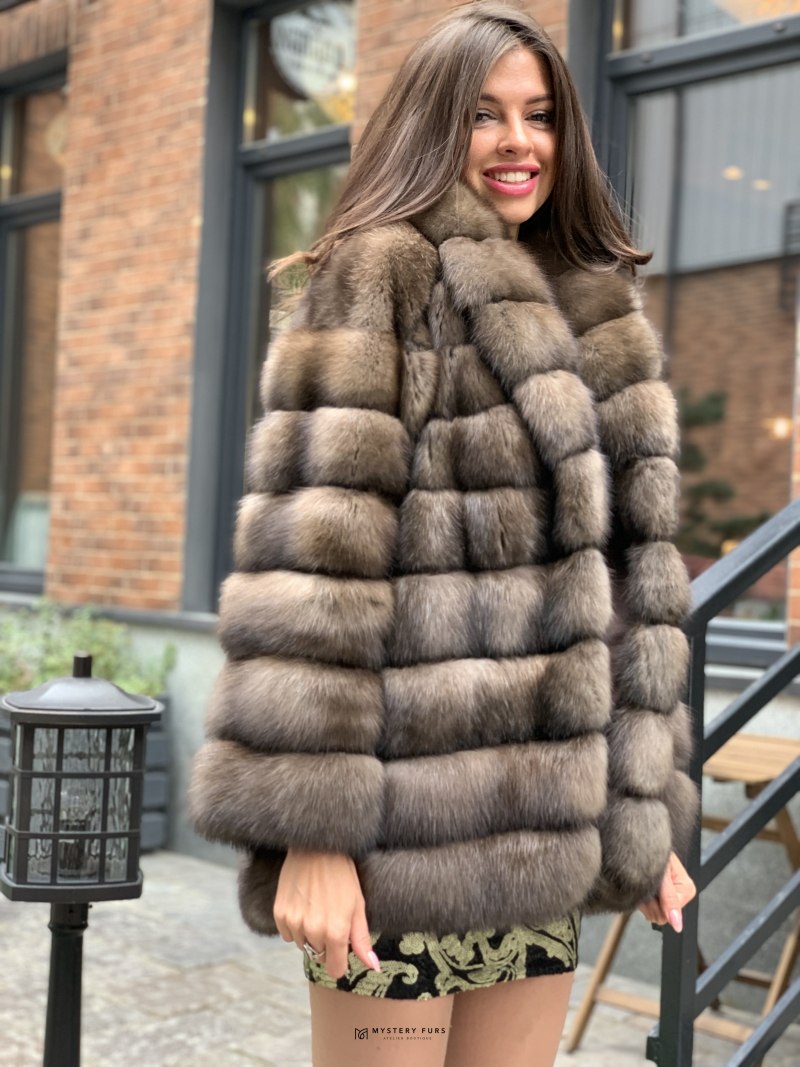 Шуба из соболя Снежная Королева