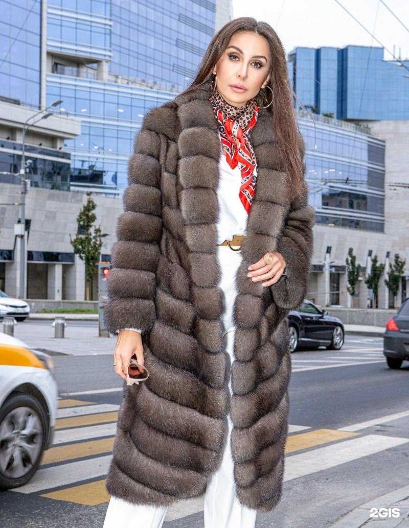 Роскошные шубы из соболя
