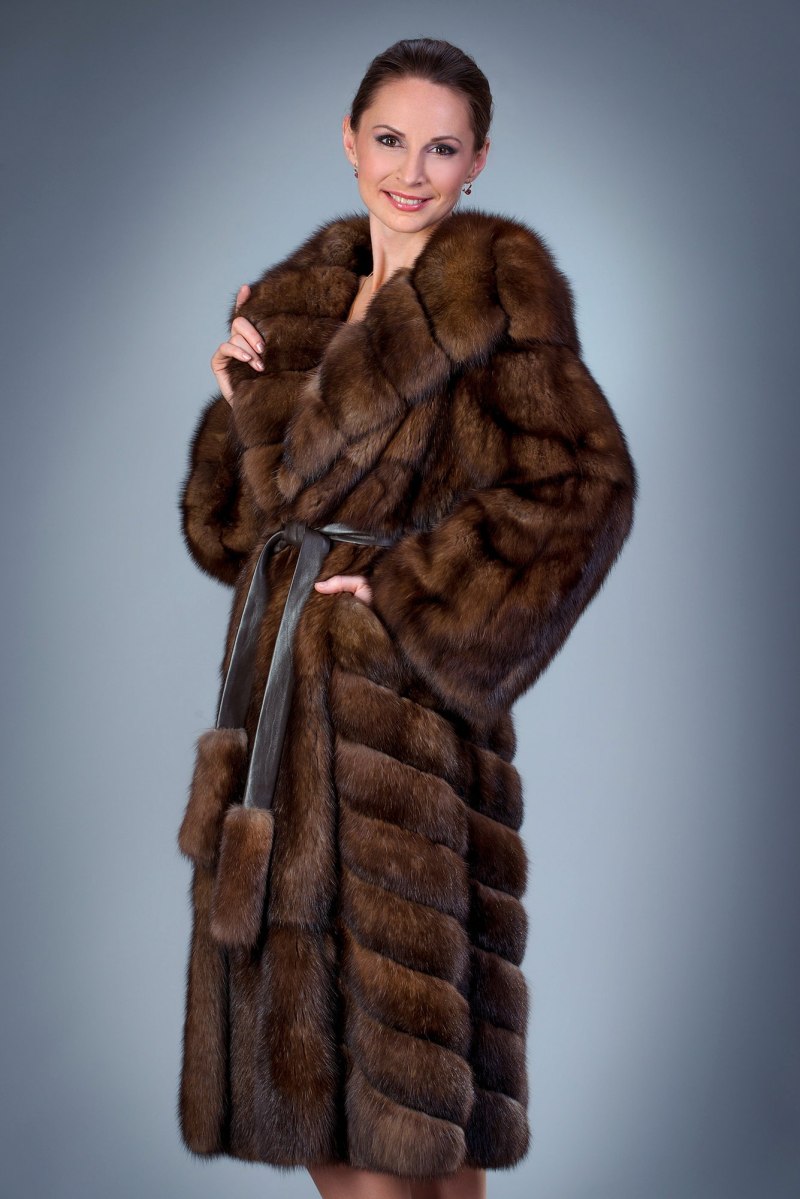 Соболиная шуба у Бородиной