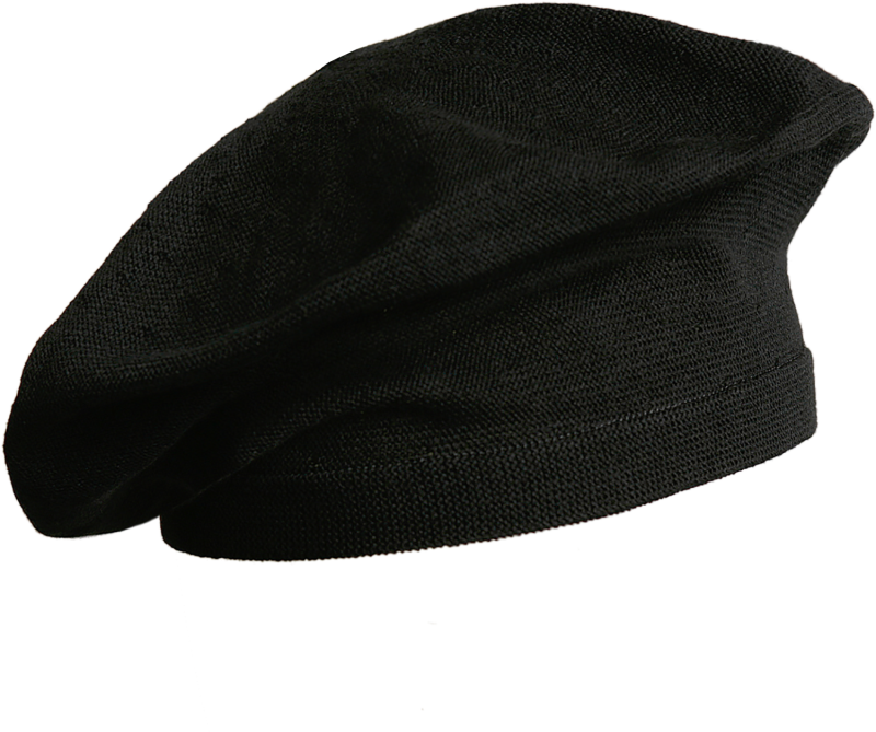 Черная беретка