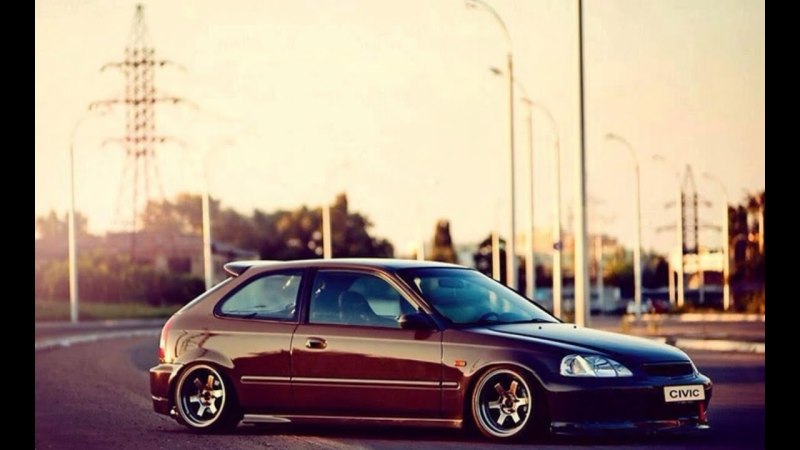 Honda Civic 5 седан stance