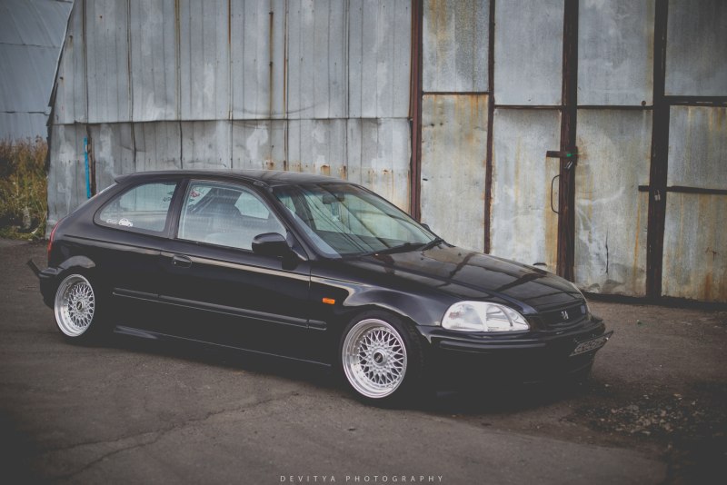 Honda Civic 6 Hatchback Black