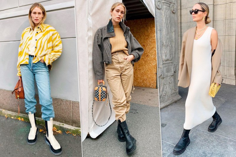 Желтые Челси 2022 ботинки