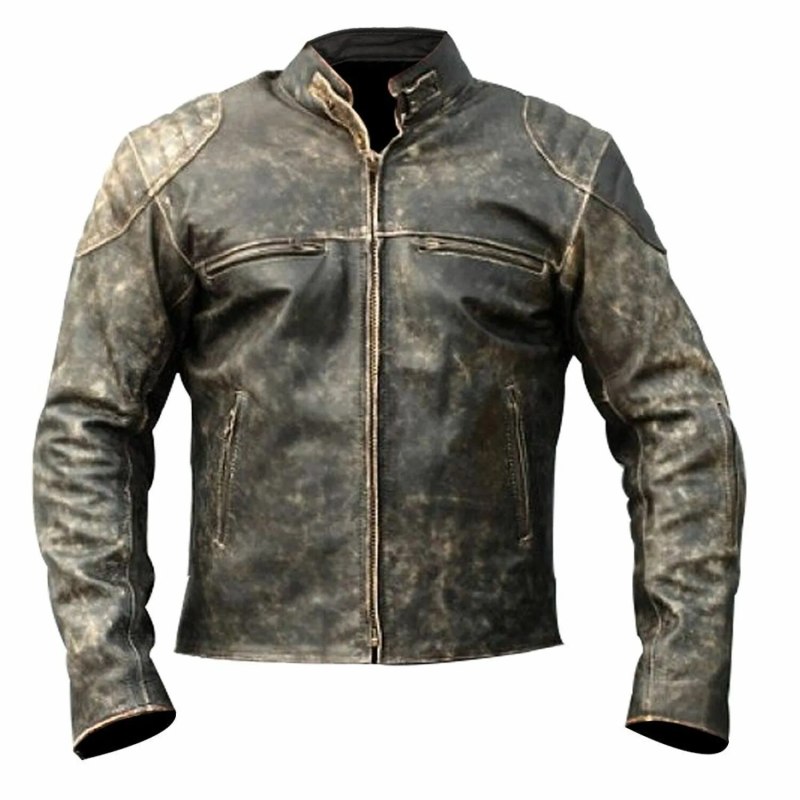 Байкерская куртка est 35 Redwood Aviation Team real Leather