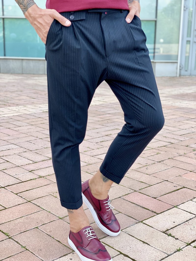 Dockers Khakis брюки черные с защипами