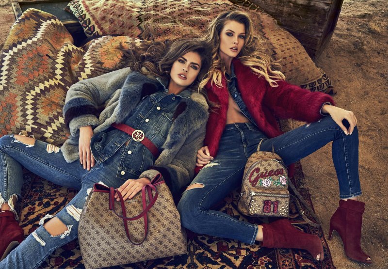 Реклама одежды guess