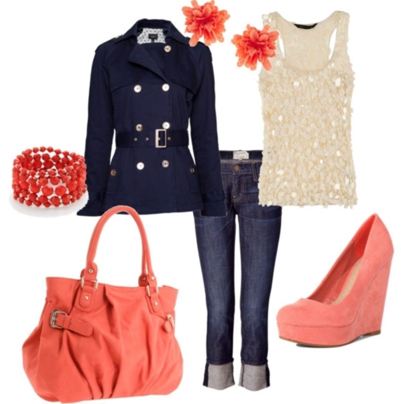 Красивое сочетание одежды