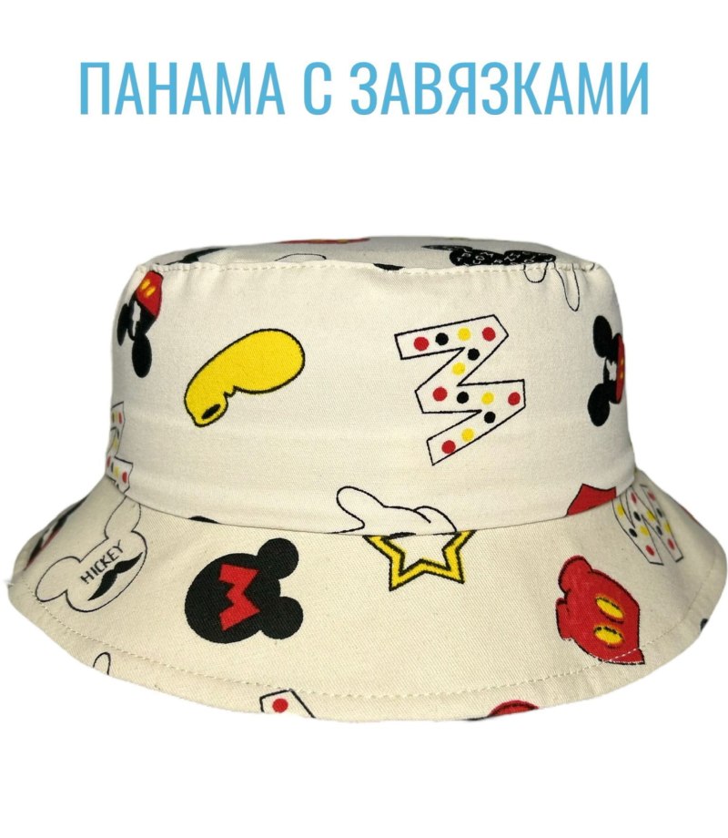 Панама бежевая цифра