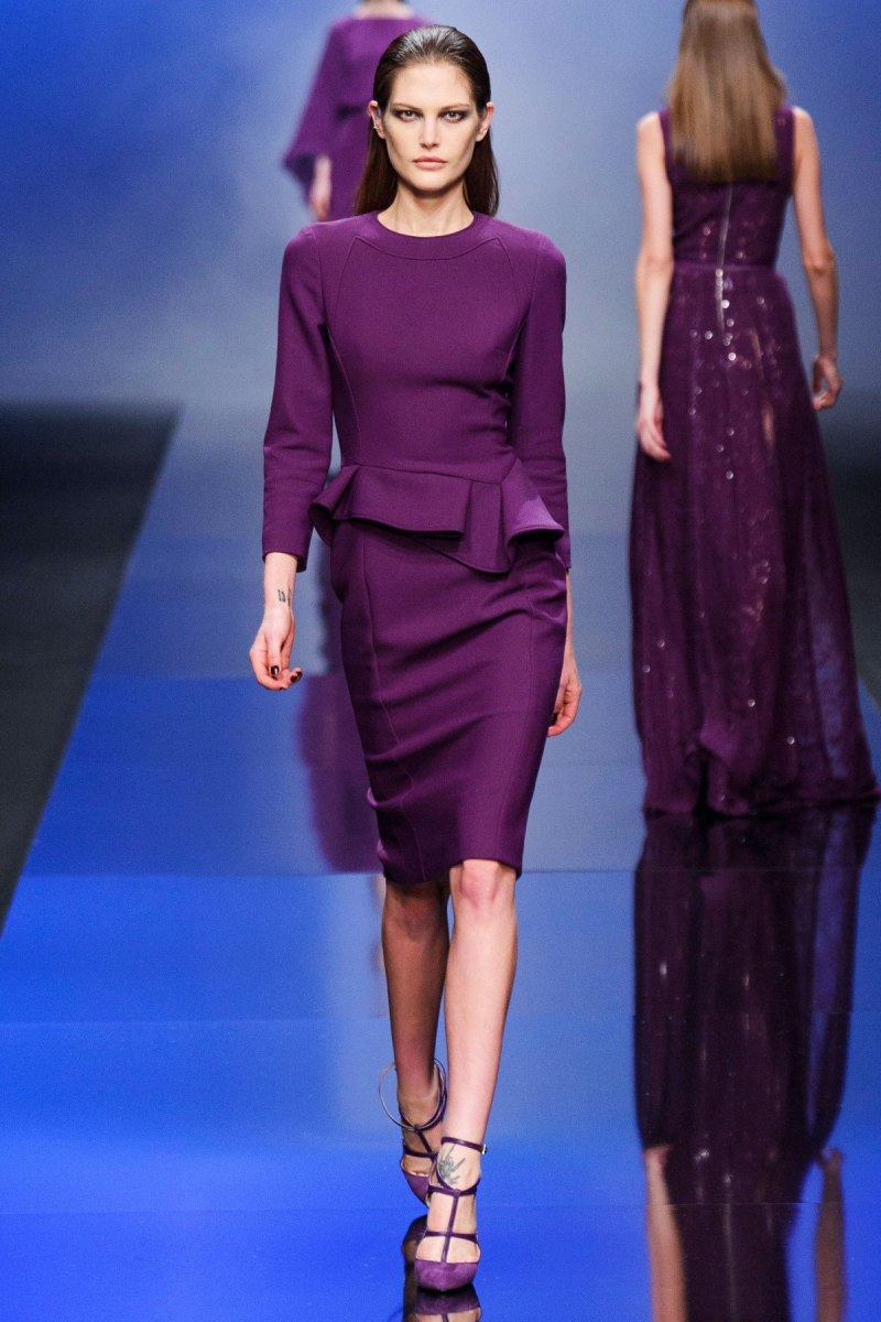 Платье Elie Saab сиреневый цвет
