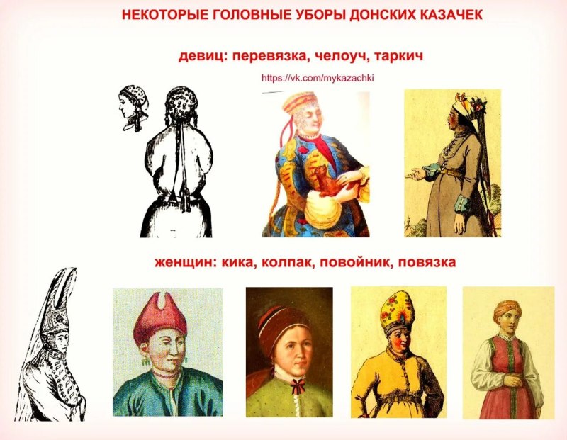 Повойник головной убор казачки