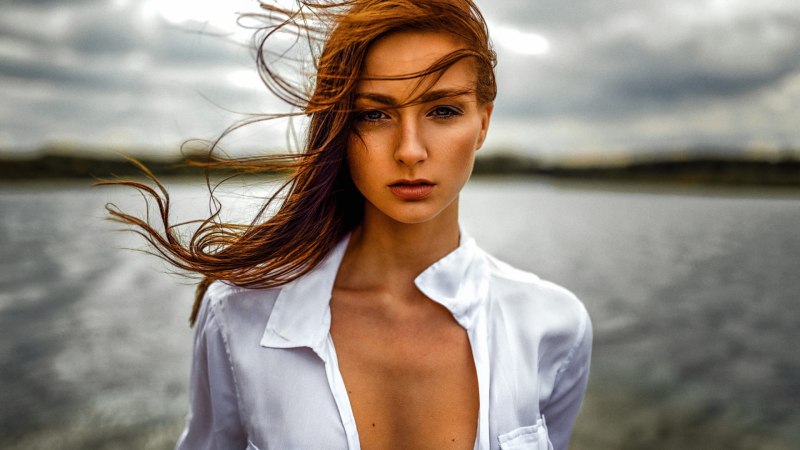 Двушка в мокрой рубашке