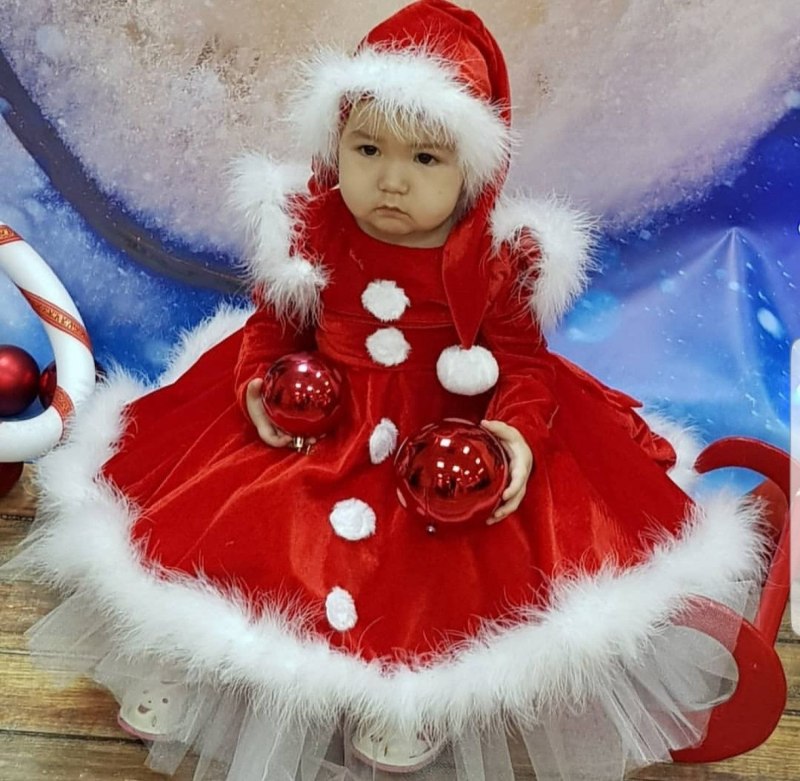 Новогодний костюм для девочки 1.5 года