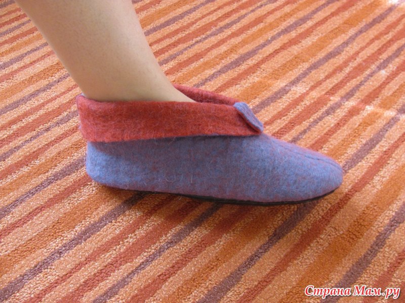 Тапочки из драпа
