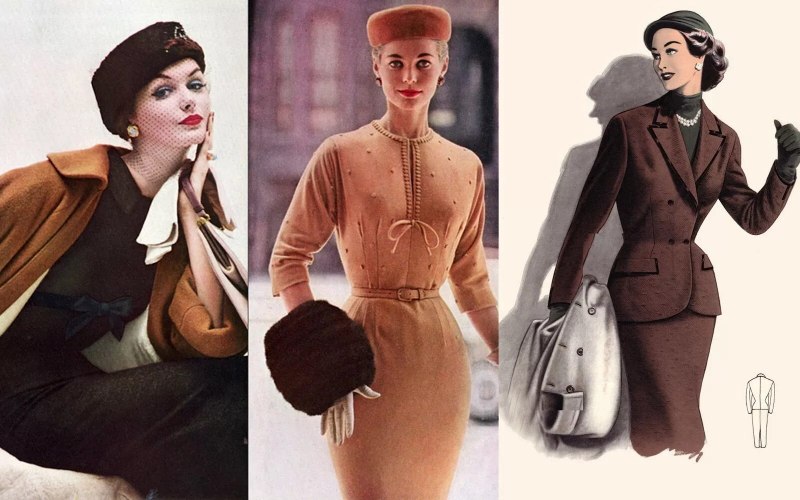 Мода Кристиан диор 1950
