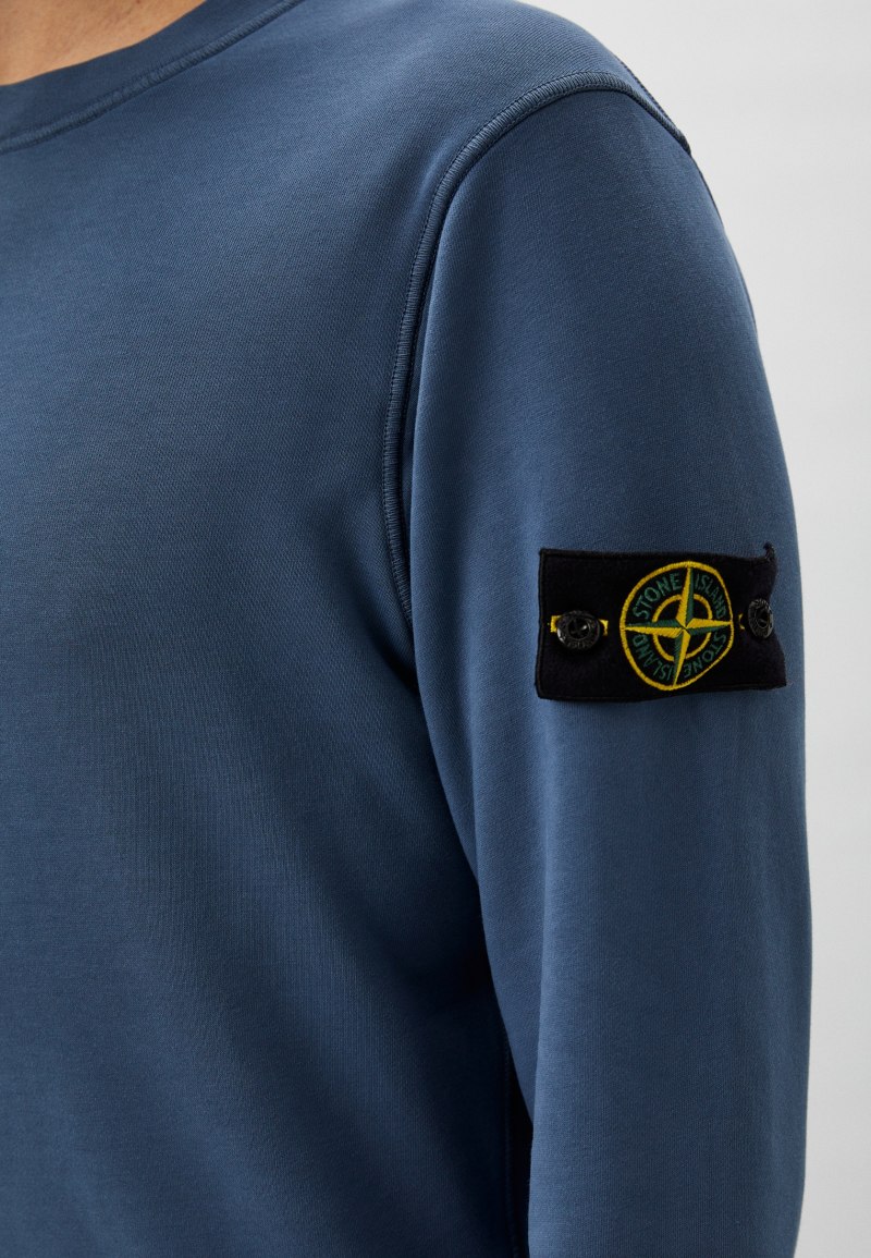 Голубой свитшот Stone Island