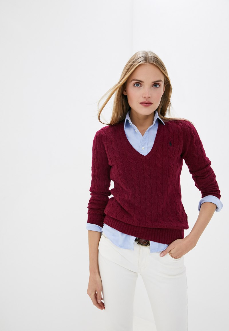 Джемпер Polo Ralph Lauren бордовый